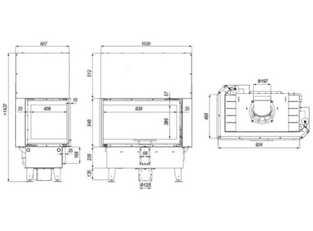 Топка Defro Home Intra ME BP G