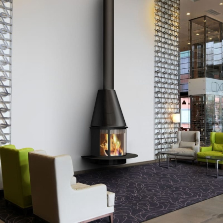 Камин Traforart ARLET FRONTAL подвесной чёрный