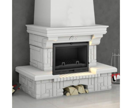 Камин Мета Соло с топкой Оптима 701Ш