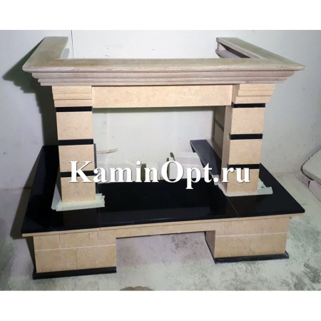 Камин Madeira Daniella Rosso дер. б. пристенный