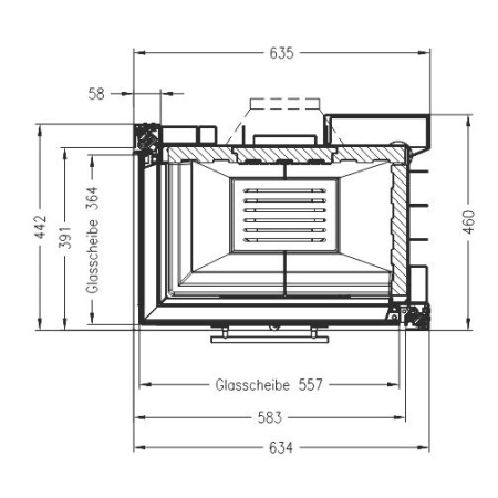 Топка SPARTHERM Varia 2L-55h светлый шамот