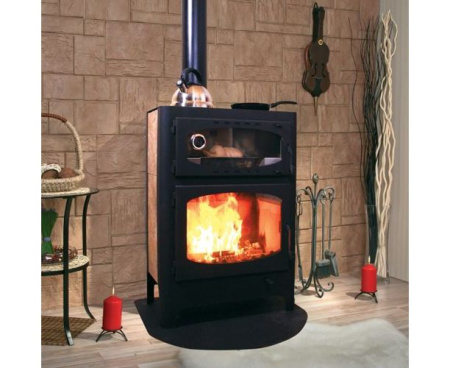 Печь ЭкоКамин Бавария Эко с духовкой и плитой