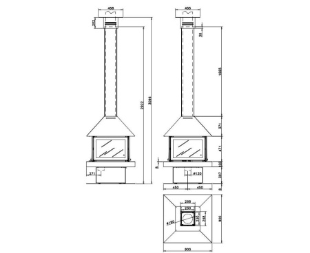 Камин ROCAL Giselle 90 Graffiti