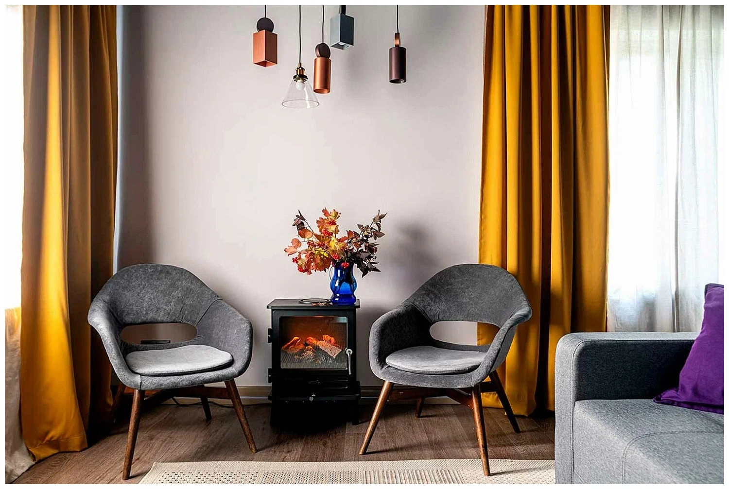 Выбор камина для маленького пространства: идеи и решения