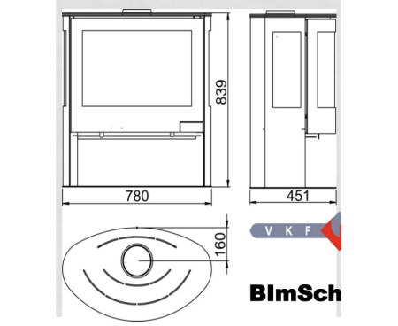 Печь-камин PANADERO Iris