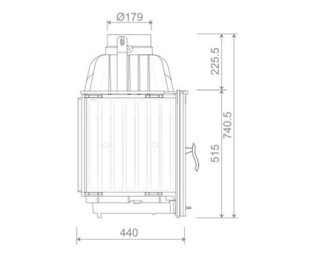 Топка Nordflam LB 700