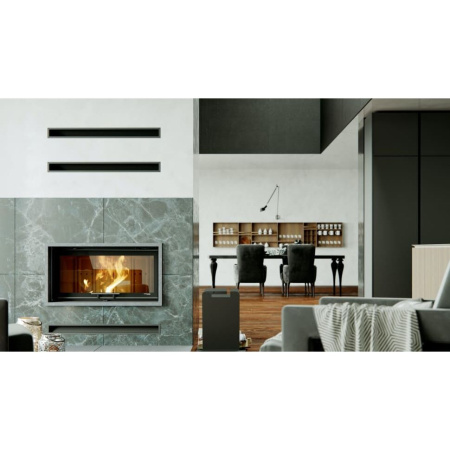 Топка DEFRO HOME RIVA LA G SHORT 22 кВт 1112/483мм с водяным контуром гильотина