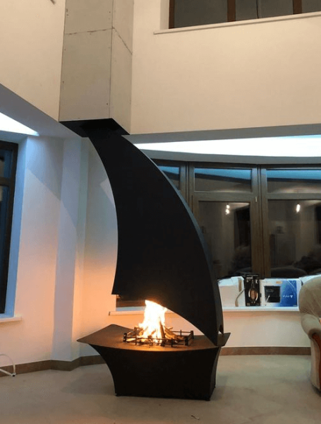 Камин подвесной Парус