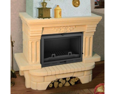 Камин Мета Соната с топкой Оптима 701Ш