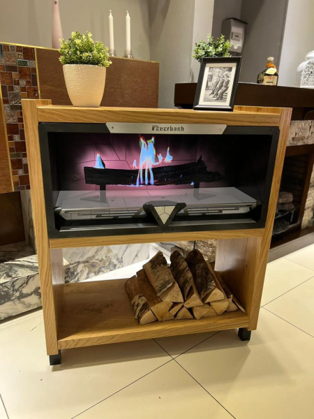 Каминокомплект LOFT WOOD c очагом FEUERBACH Type-800