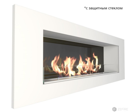 Биокамин ZeFire Elliot 1200 белый со стемалитом Биокамин ZeFire Elliot 1200 белый со стемалитом