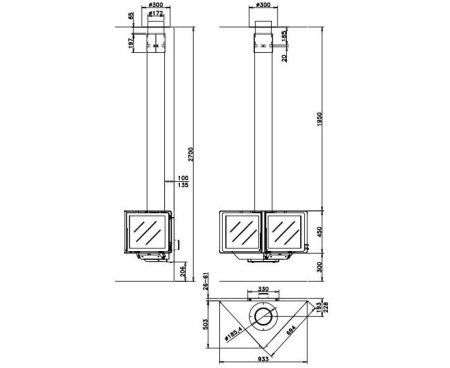 Камин ROCAL Vertex