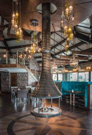 Камин Bordelet Zelia 908 Центральный со стеклом Камин Bordelet Zelia 908 Центральный со стеклом