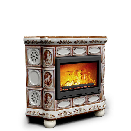 Печь камин КимрПечь Медальон Угловой Модерн Печь камин КимрПечь Медальон Угловой Модерн