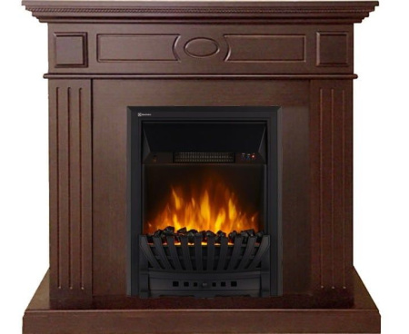 Камин Electrolux Bianco Classic (темный дуб) с EFP/P-1020LS