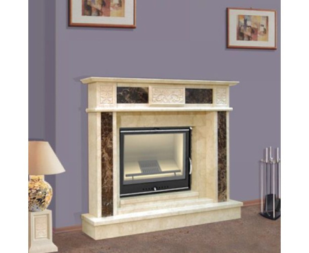 Камин Мета Вена 700 с топкой Эльба АКВА 700Ш