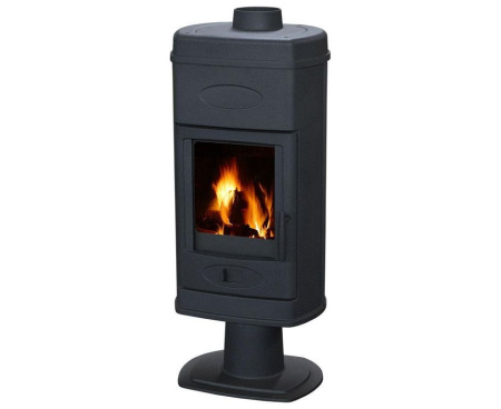 Печь Plamen HANA, эмалированная, черная