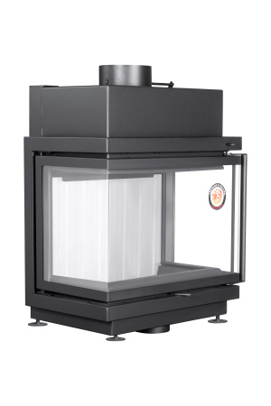 Топка ЭКОКамин АЛЬФА 700 три стекла подовая