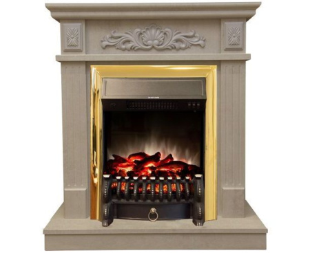 Камин RealFlame Adelaida WT с Fobos Lux BR S Камин RealFlame Adelaida WT с Fobos Lux BR S