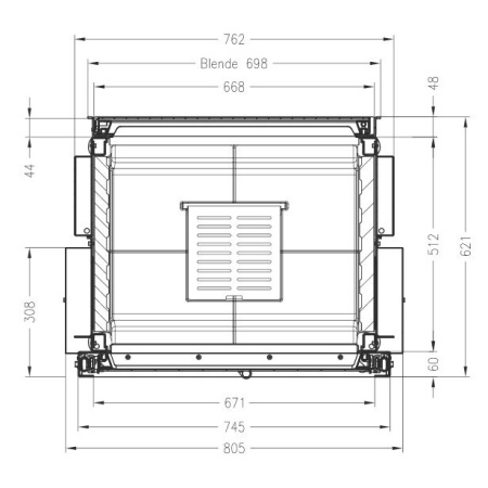 Топка SPARTHERM Varia FDh светлый шамот