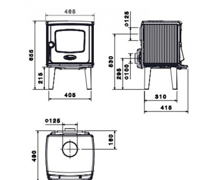 Печь Dovre 325CB Печь Dovre 325CB