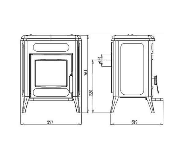Печь-камин Plamen AMITY 3 N
