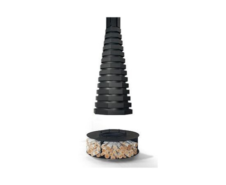 Камин Fireplace 21 центральный подвесной