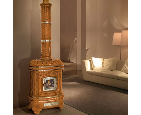 Печь-камин Sergio Leoni Matilde Di Canossa,цвет L6, honey
