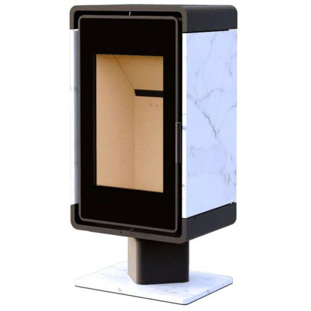 Печь камин Астов КУБ ПК 4581 КАМЕНЬ НА НИЗКОЙ НОГЕ