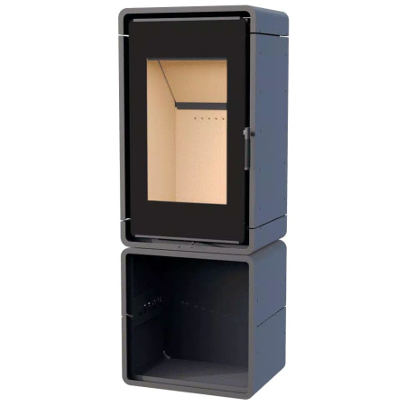 Печь камин Астов КУБ ПК 4581 МЕТАЛЛ НА ДРОВНИКЕ