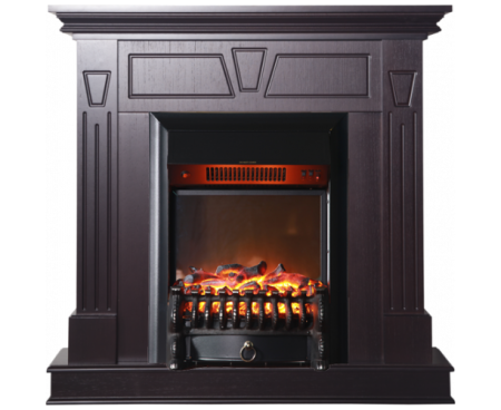 Камин InterFlame Berta M (Берта М) венге с FOBOS GLS BL