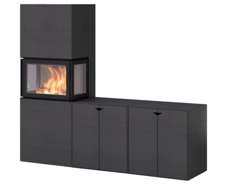 Печь-камин Nordpeis Box Black Печь-камин Nordpeis Box Black