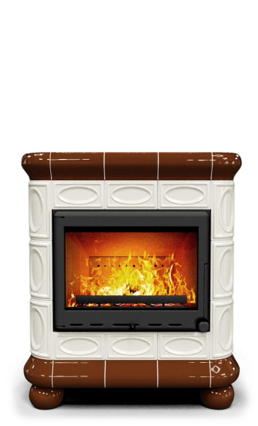 Печь камин КимрПечь Медальон Пристенный Шоколад