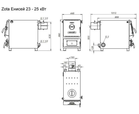 Котел ZOTA Енисей 23