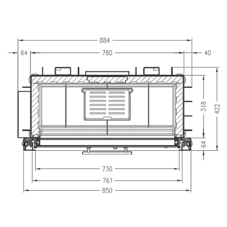 Топка SPARTHERM Varia ASh светлый шамот