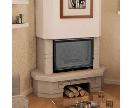 Камин Мета Акцент с топкой Камилла 700П угловой