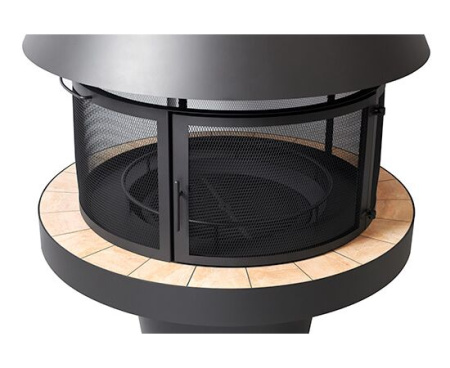 Камин Fireplace 27 центральный островной