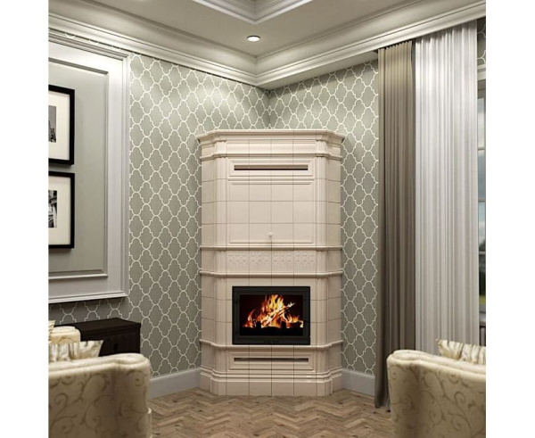 Камин Ceramica Тюльпан угловой