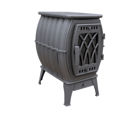 Печь Бахта серая