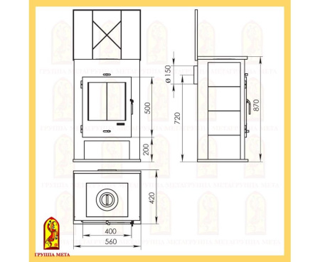 Печь Мета Охта