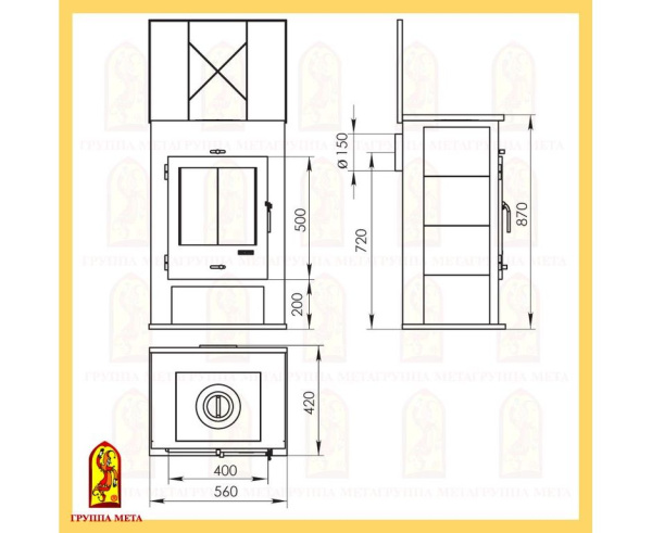 Печь Мета Охта