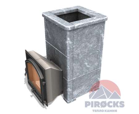 Облицовка Pirocks Оптима 18 (талькохлорит) без дна