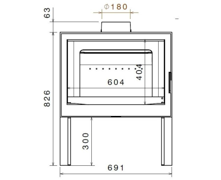 Печь-камин Liseo L71