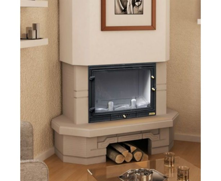 Камин Мета Акцент с топкой Промо 700 угловой