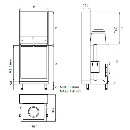 Топка KFD Linea V 810 4.0