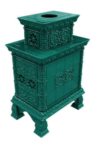 Печь камин КимрПечь Кострома Центральный Двухъярусный Волна