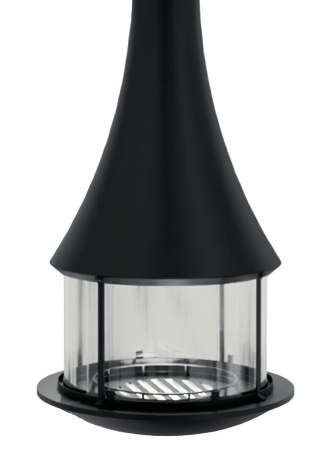 Камин подвесной AVES 21 Катания со стеклом