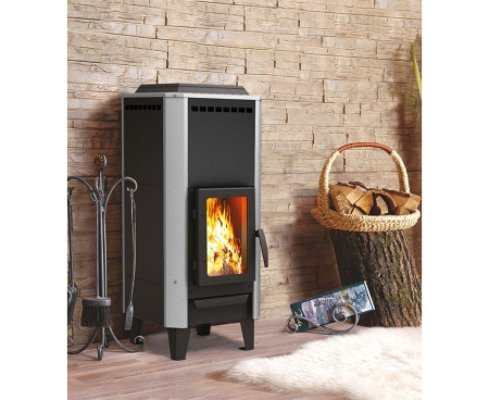 Печь Теплодар Вертикаль металлика