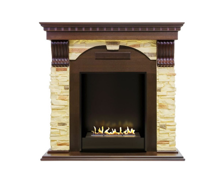 Биокамин Firezo Dublin Темный дуб Сланец