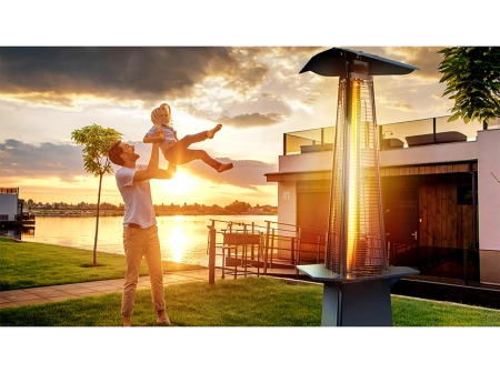 Камин уличный инфракрасный газовый Ballu BOGH-15E (с пультом)